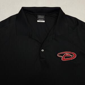 Nike Golf Casual Collared Short Sleeve Polo Shirt Mens Size 2XL Black